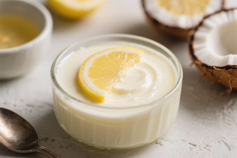 Keto Lemon Coconut Pudding – Bright, Creamy, And Low-Carb