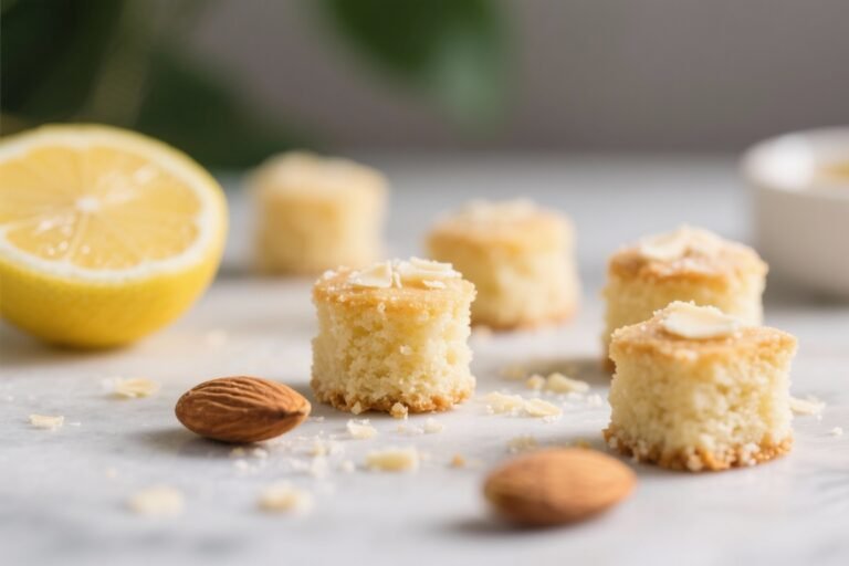 Keto Lemon Almond Cake Bites – Bright, Zesty, and Low-Carb Treats