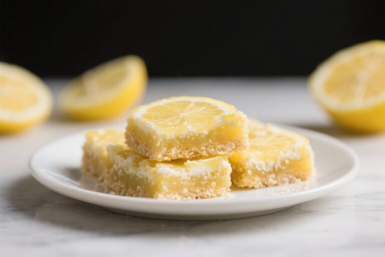 Keto Lemon Bars – Bright, Zesty, and Low-Carb