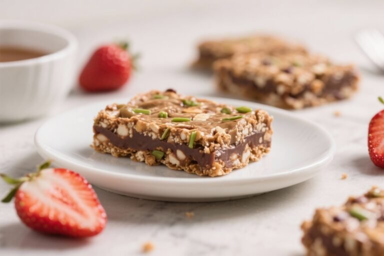 No-Bake Keto Strawberry Bars – Easy, Creamy, and Naturally Sweet