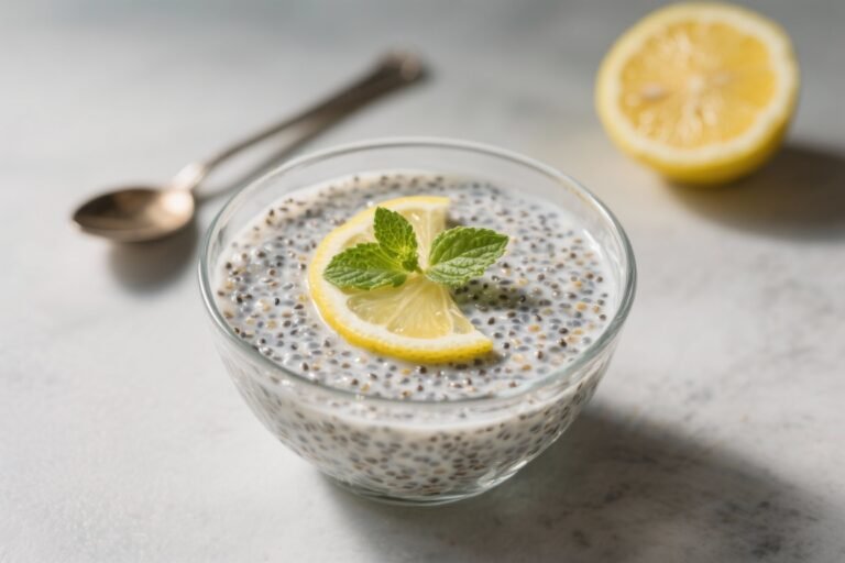 Keto Lemon Chia Pudding – Bright, Creamy, and Easy