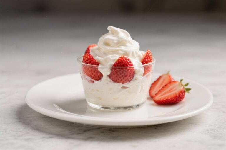 Creamy Keto Strawberry Fool – A Light, Low-Carb Treat