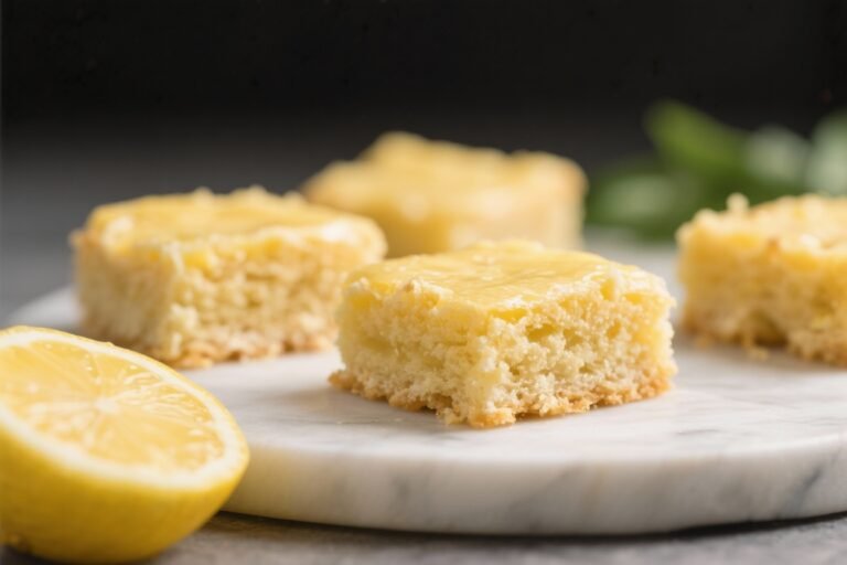 Keto Lemon Blondies – Bright, Zesty, and Low-Carb