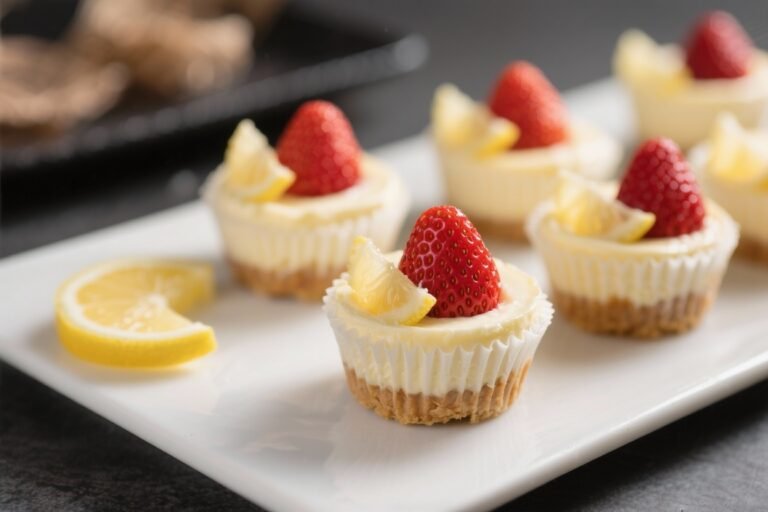 Keto Strawberry Lemon Cheesecake Cups – Bright, Creamy, and Low-Carb
