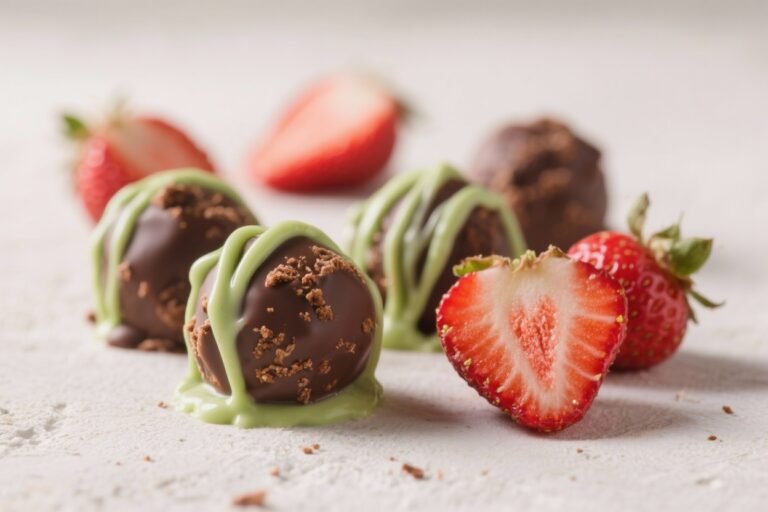 No-Bake Keto Strawberry Truffles – Creamy, Berry-Rich Bites Without the Oven