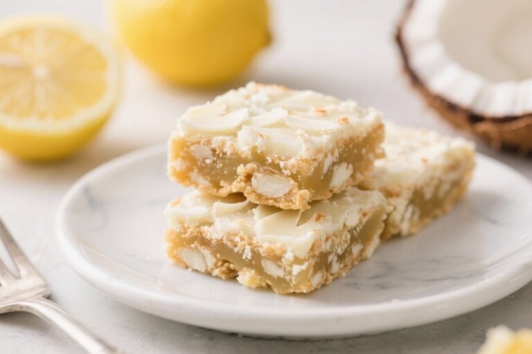 Keto Lemon Coconut Bars – Bright, Zesty, and Easy