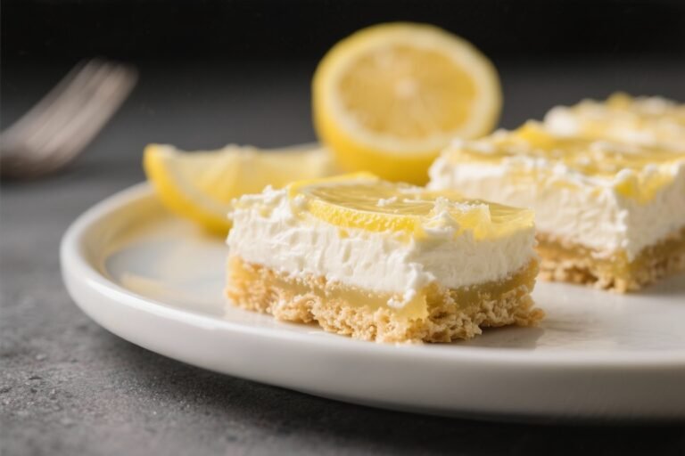 Keto Lemon Cream Bars – Bright, Tangy, and Low-Carb