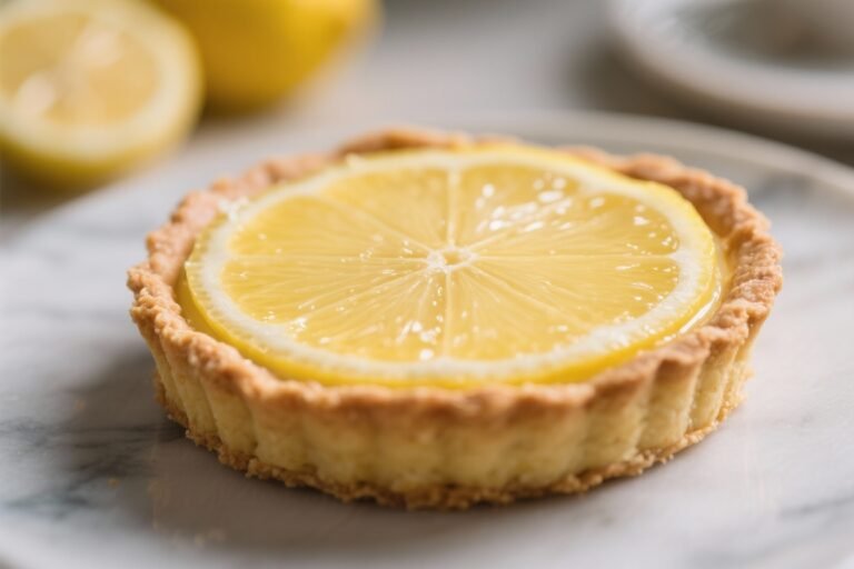 Keto Lemon Tart – Bright, Zesty, and Low-Carb
