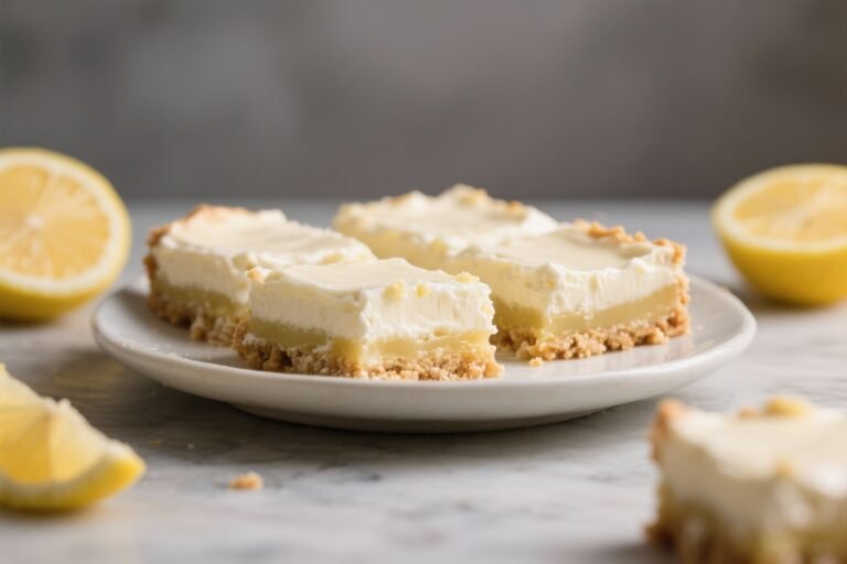 Keto Lemon Cream Pie Bars – Bright, Creamy, and Low-Carb