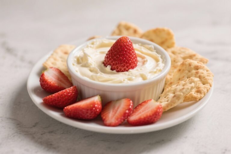 Keto Strawberry Cheesecake Dip – Creamy, Fresh, and Low-Carb