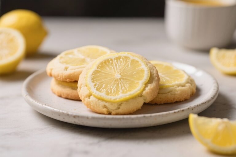 Keto Lemon Cookies – Bright, Buttery, and Low-Carb