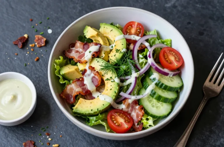 Creamy Avocado Bacon Keto Salad You’Ll Crave Daily