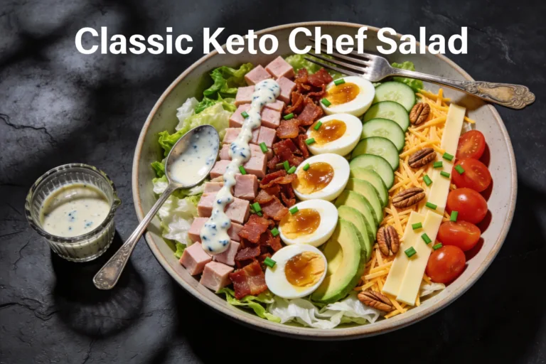 Classic Keto Chef Salad That Actually Fills You Up