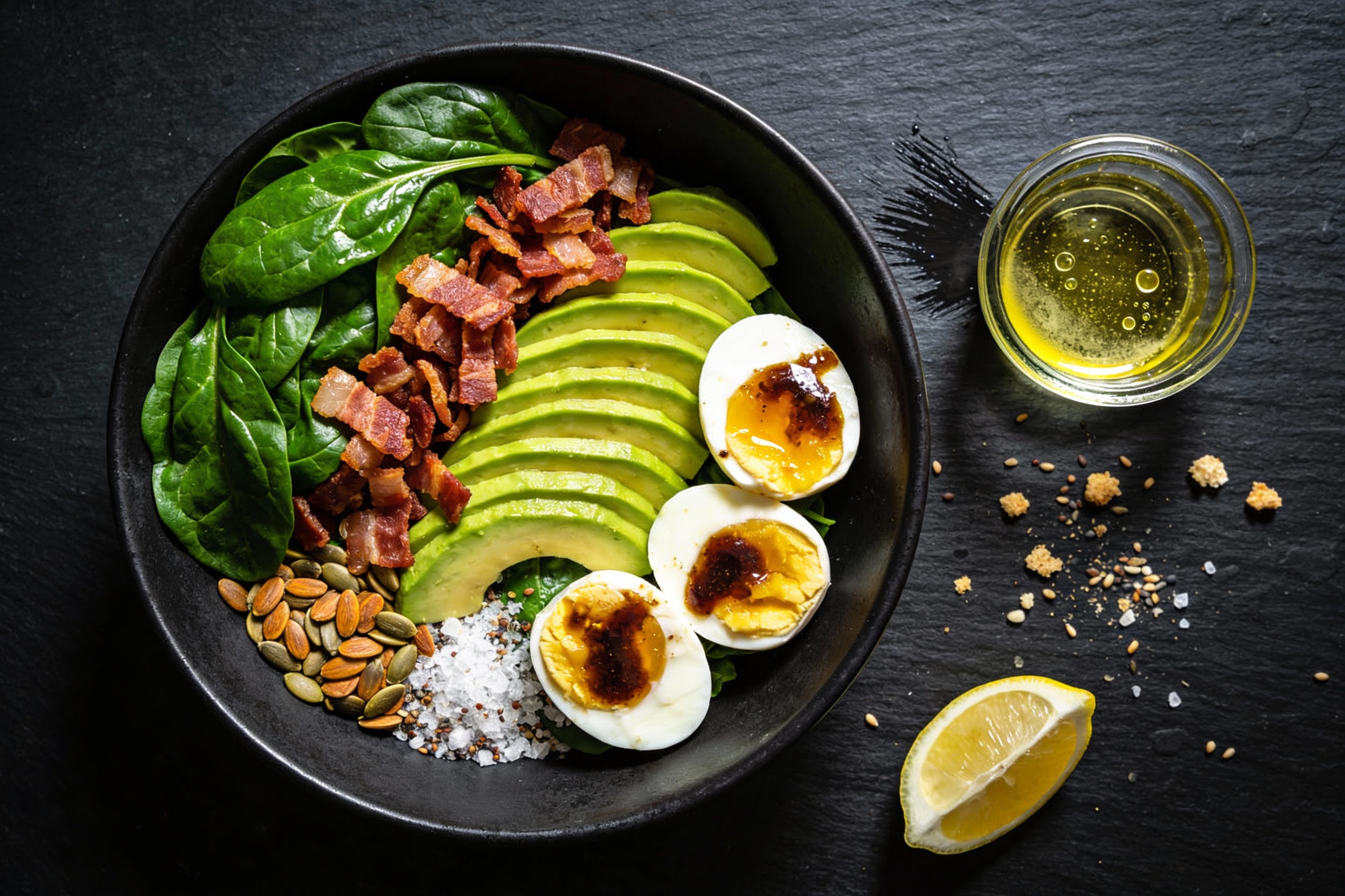 Simple Spinach Keto Salad That Actually Satisfies
