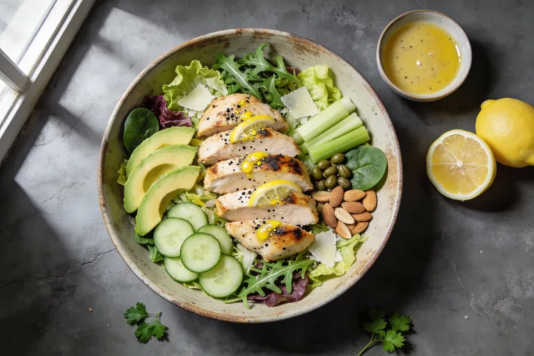 Crave-Worthy Lemon Pepper Chicken Keto Salad
