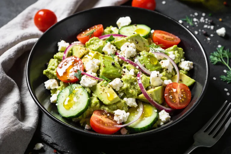 Avocado Feta Keto Salad That Actually Keeps You Full