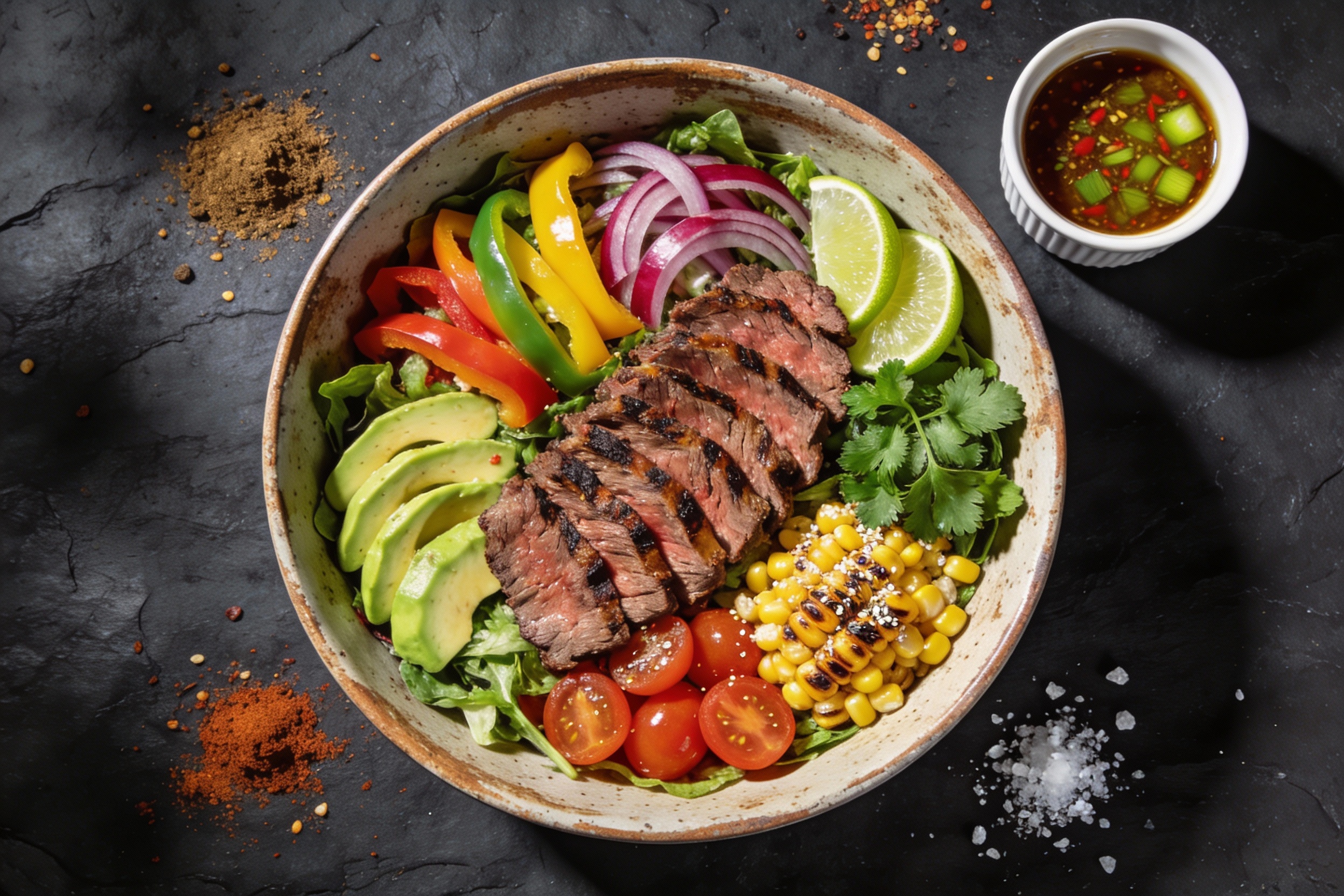 Low-Carb Southwest Steak Salad That Totally Slaps