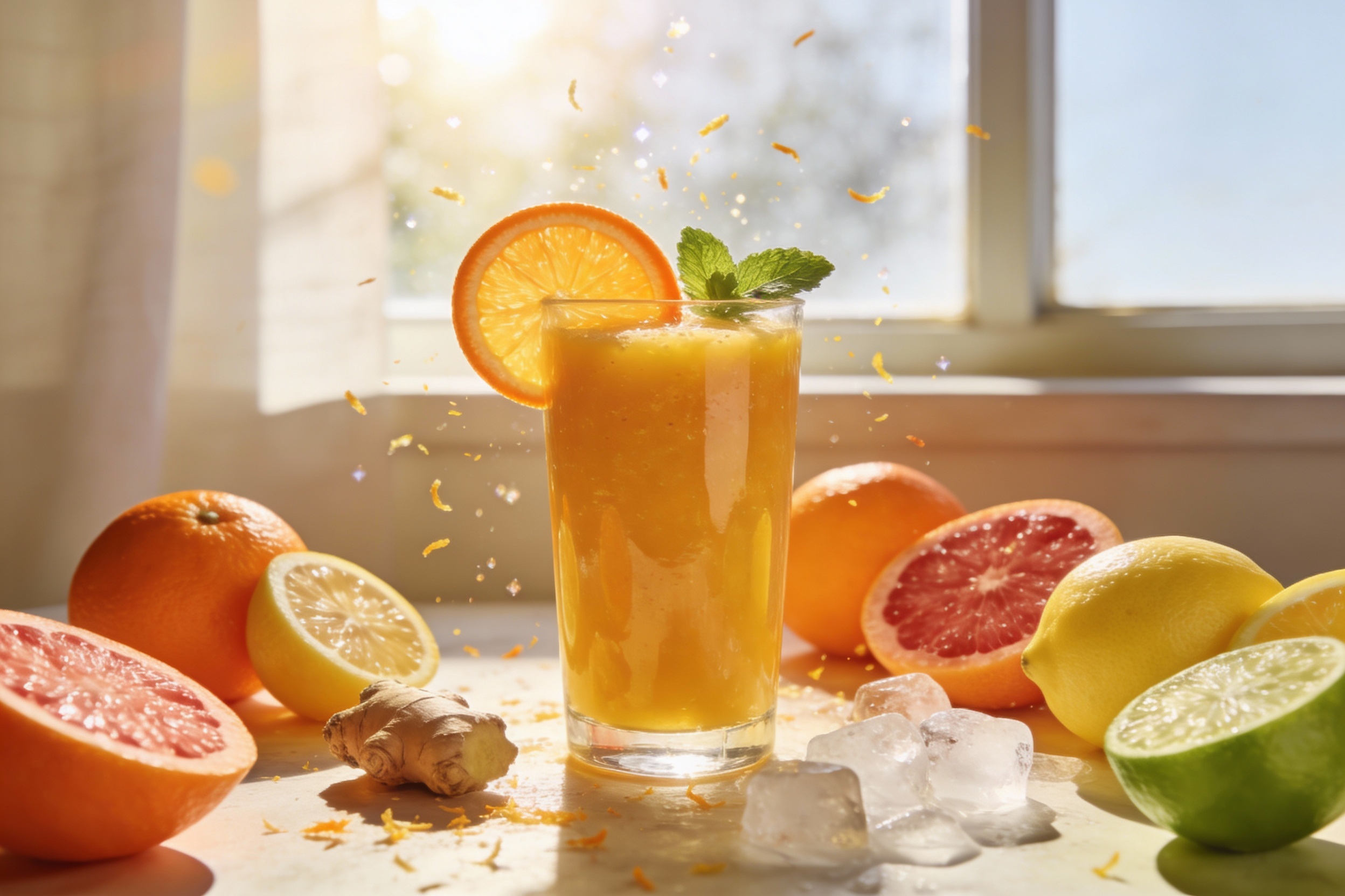 Citrus Immunity Smoothie That Tastes Like Sunshine