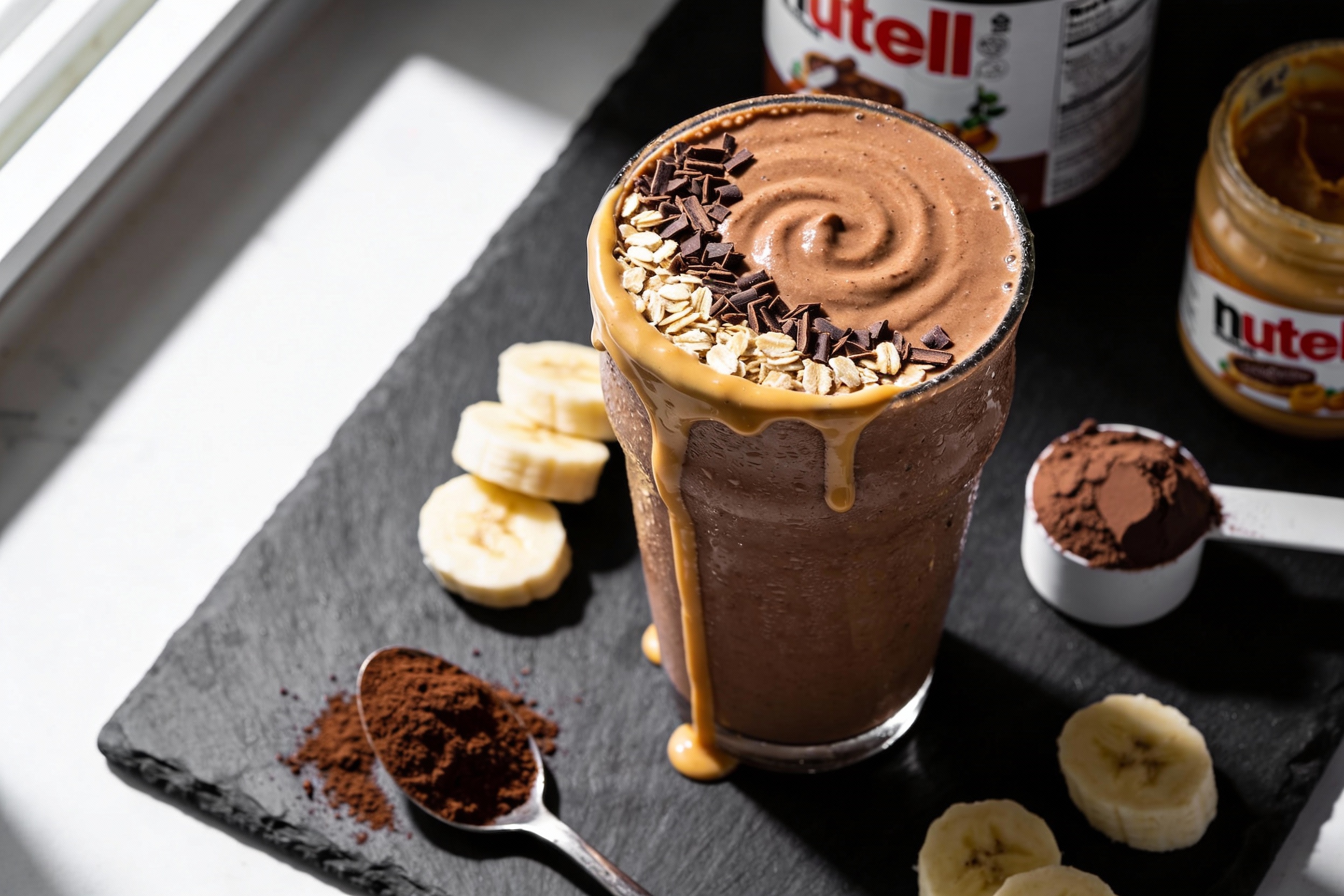 Crave-Worthy Chocolate Peanut Butter Fuel Smoothie