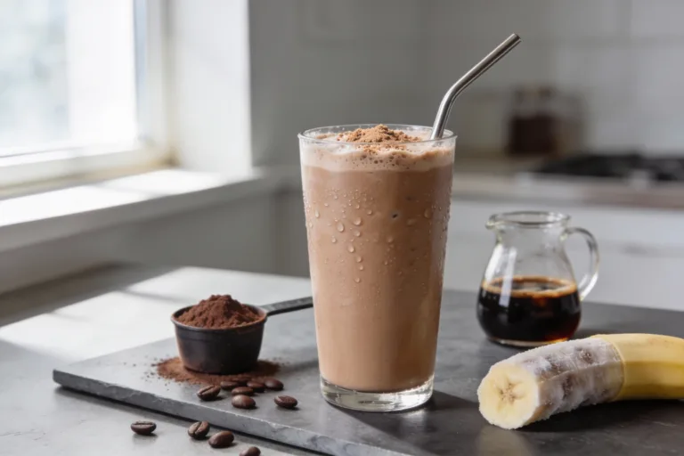Mocha Protein Wake-Up Smoothie That Powers Your Morning