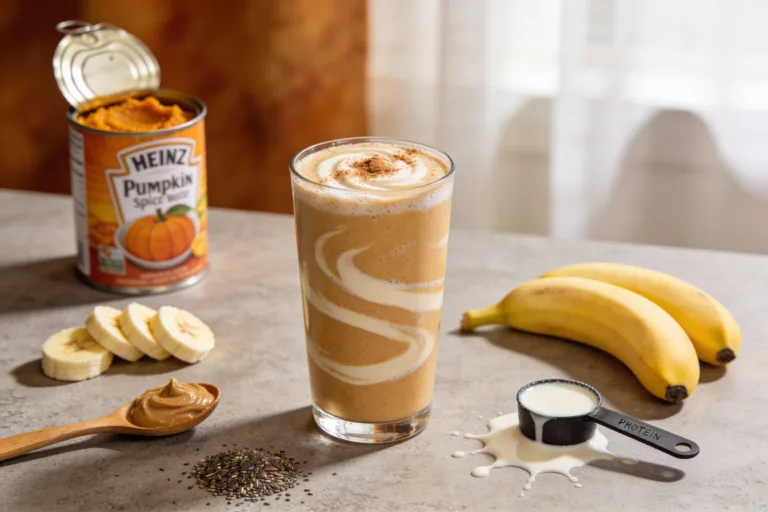 Pumpkin Spice Nourish Smoothie That Actually Satisfies