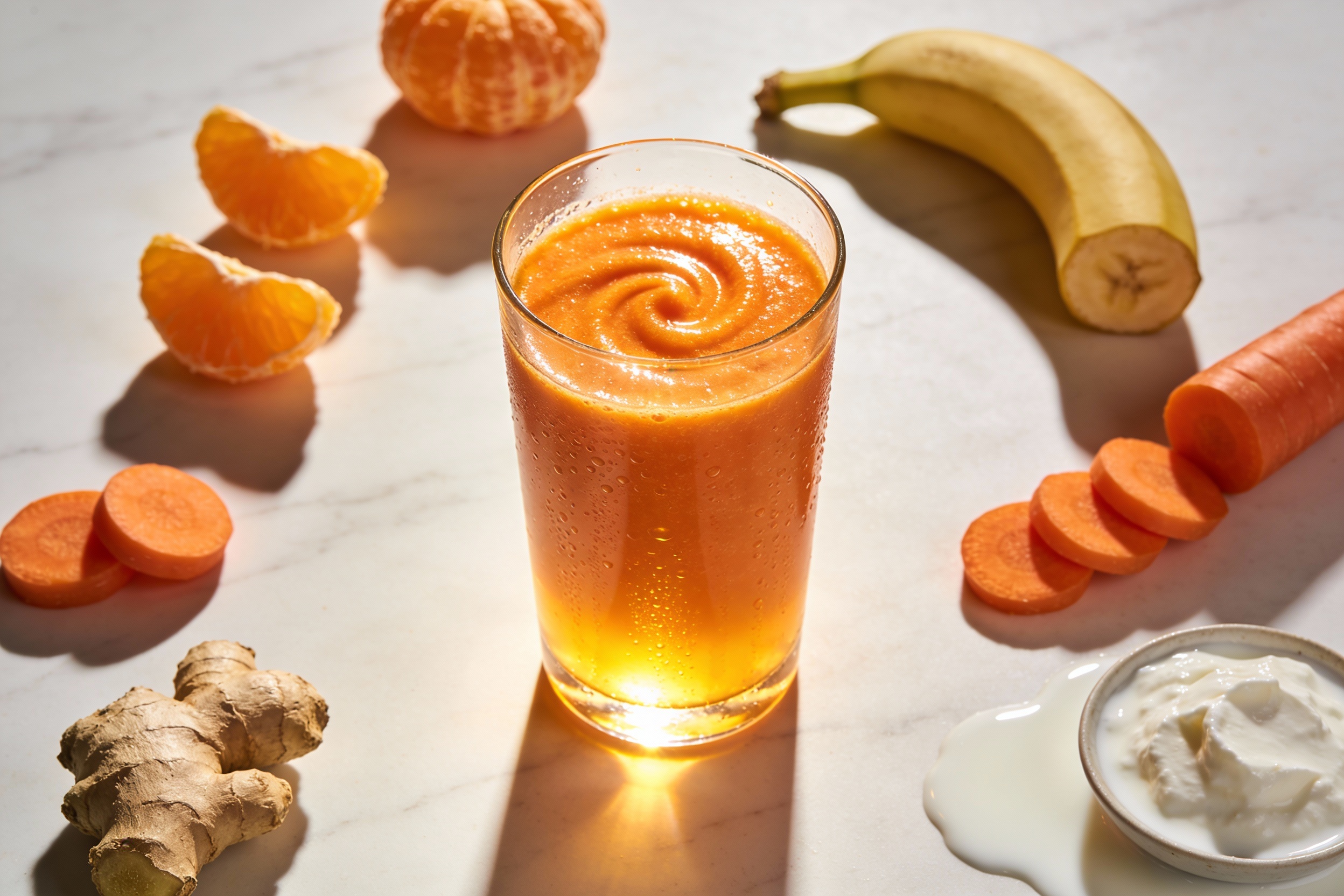 Carrot Orange Glow Smoothie That Makes Skin Beam