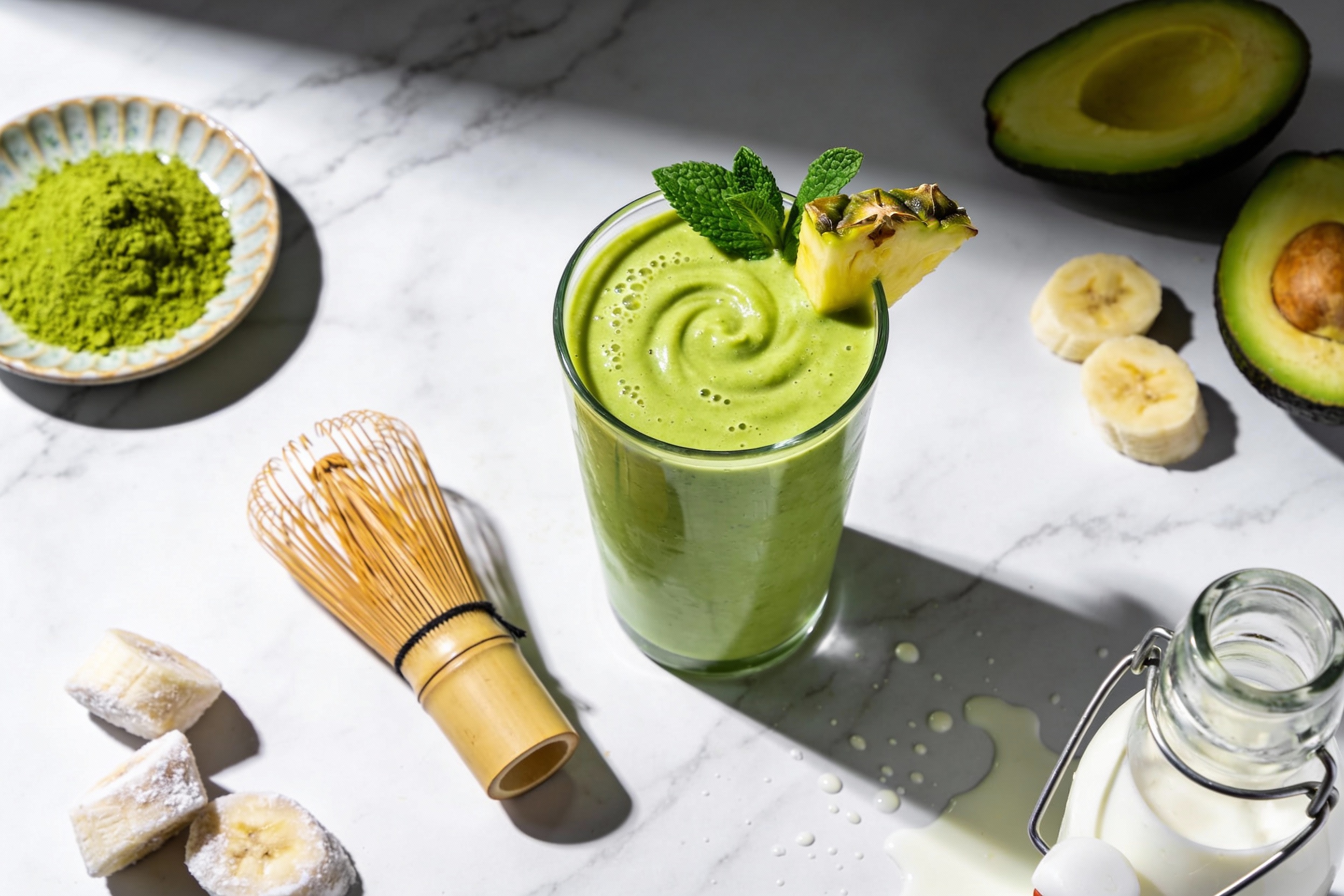 Matcha Green Energy Smoothie That Powers Your Day