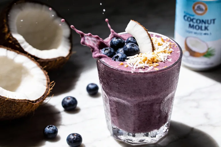 Blueberry Coconut Smoothie That Tastes Like Vacation