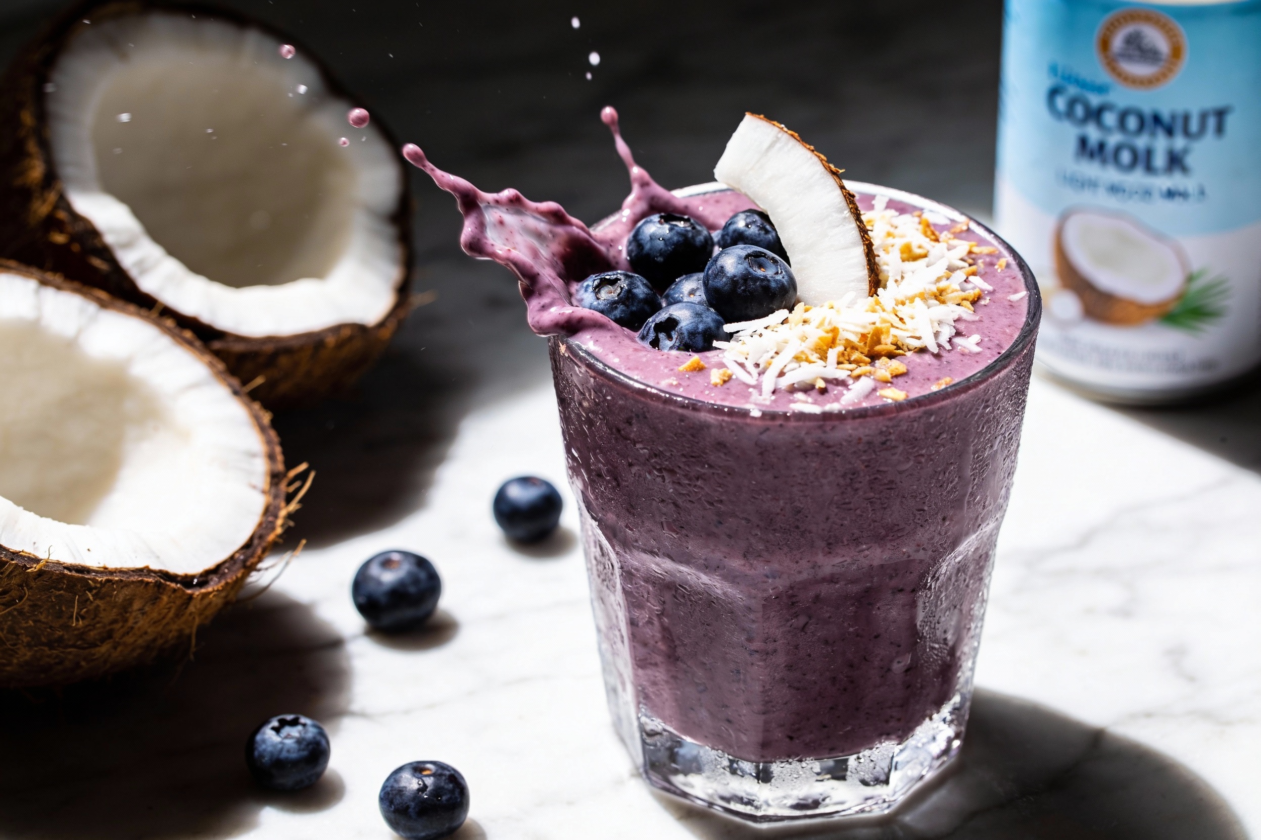 Blueberry Coconut Smoothie That Tastes Like Vacation