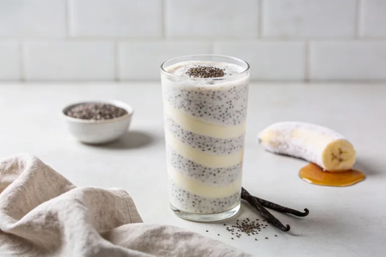 Vanilla Chia Breakfast Smoothie That Actually Fills You Up