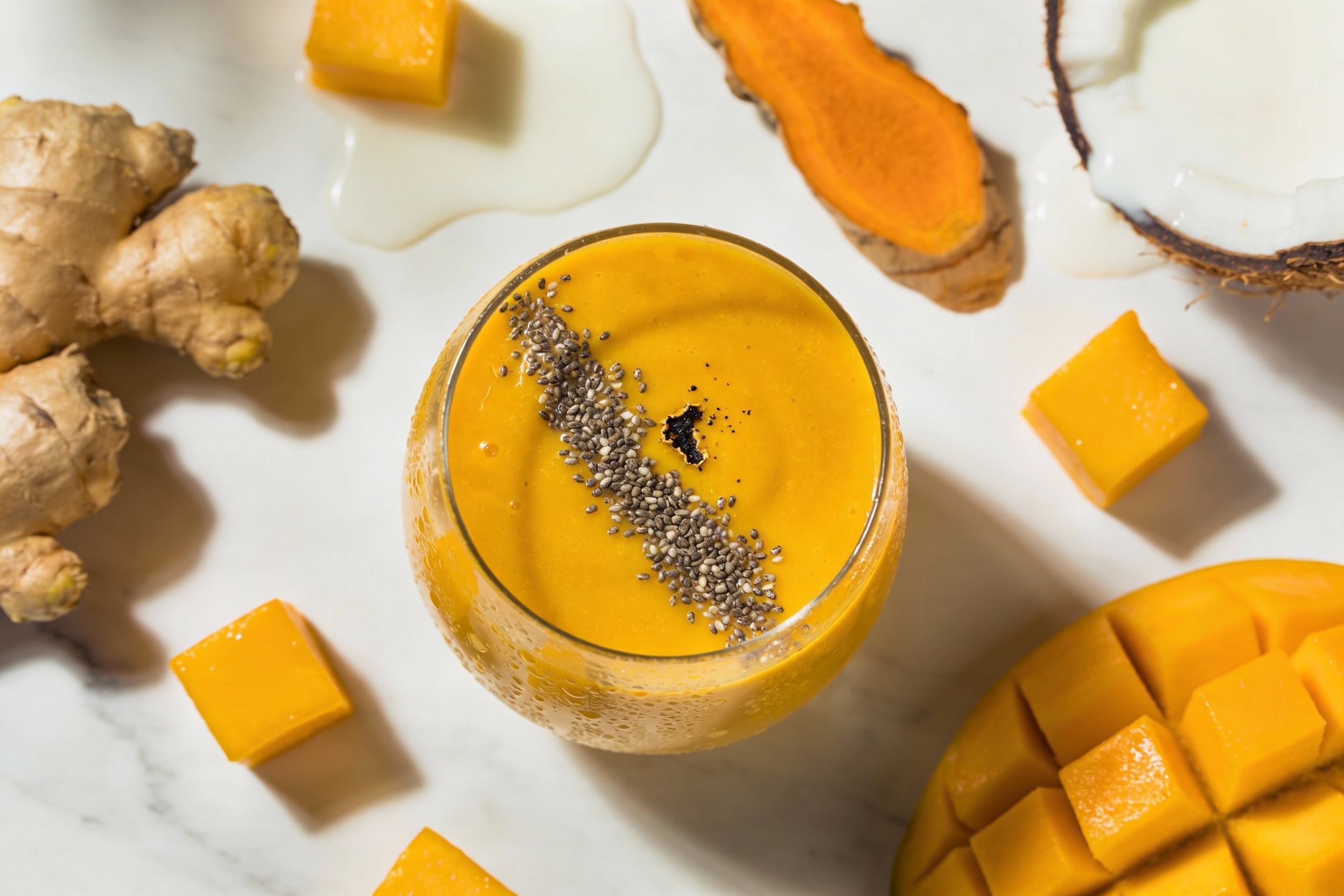 Mango Turmeric Anti-Inflammatory Smoothie That Actually Slaps