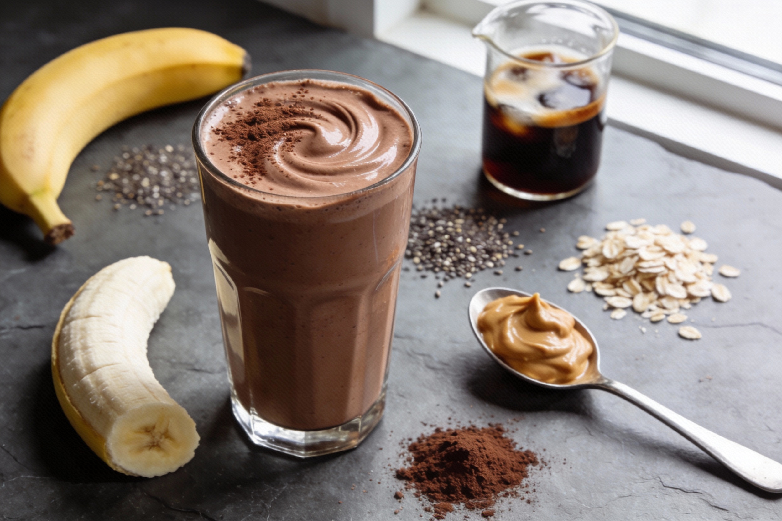 Cocoa Banana Clean Energy Smoothie That Powers You Up