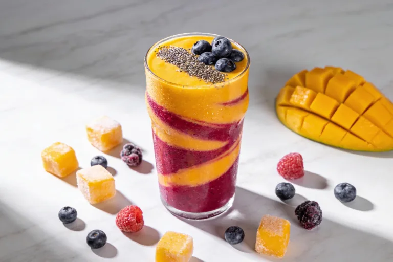 Mango Berry Antioxidant Smoothie That Tastes Like Vacation