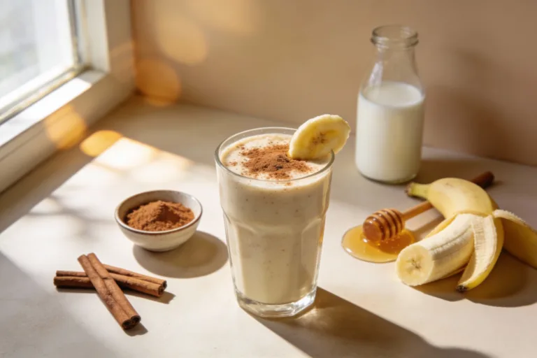 Banana Cinnamon Smoothie That Tastes Like Dessert