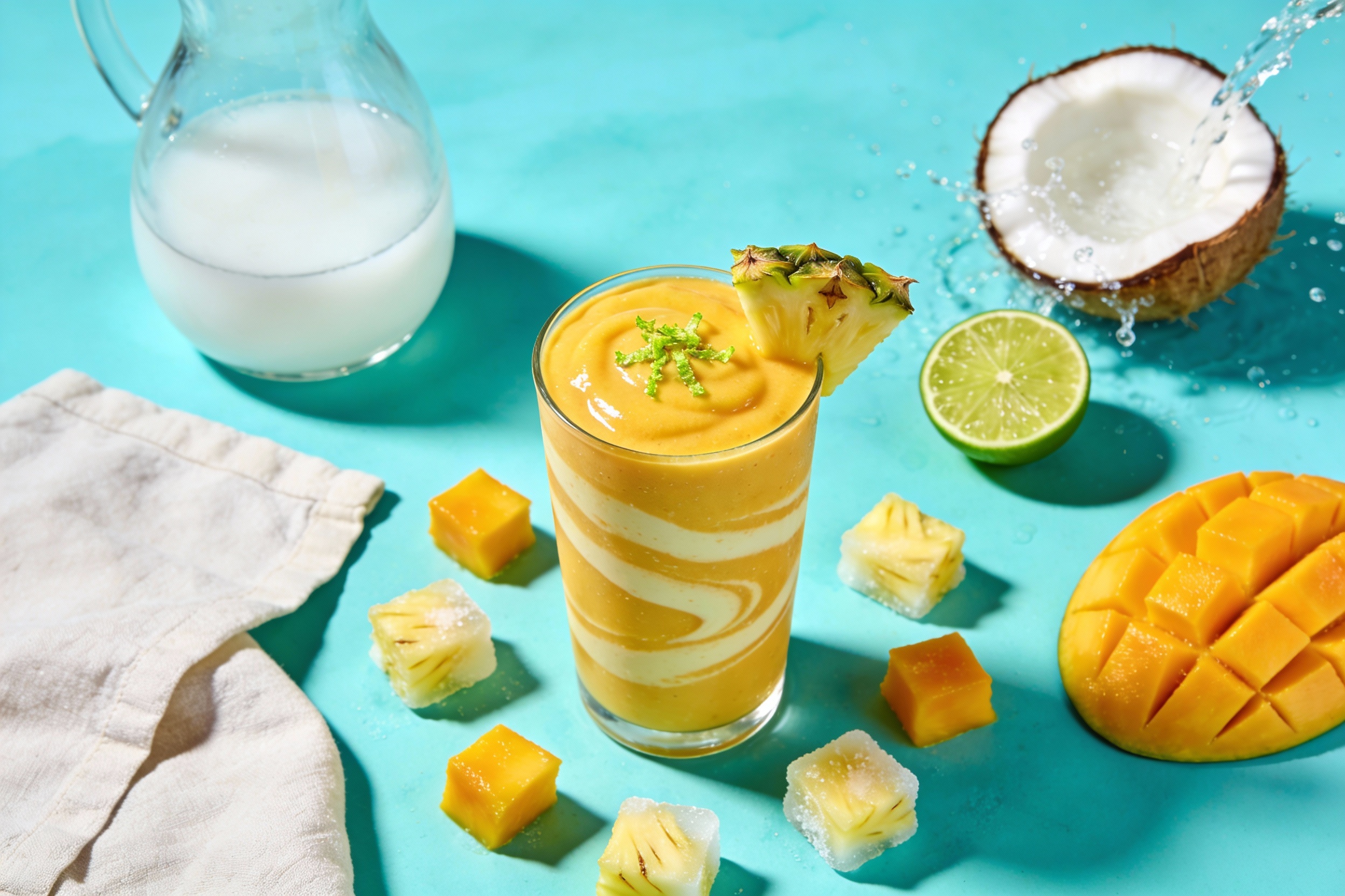Mango Pineapple Smoothie That Tastes Like Vacation