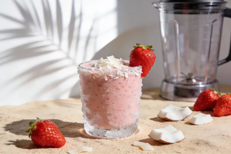 Strawberry Coconut Smoothie That Tastes Like Vacation
