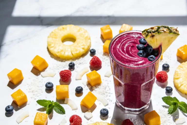 Tropical Berry Smoothie That Tastes Like Vacation