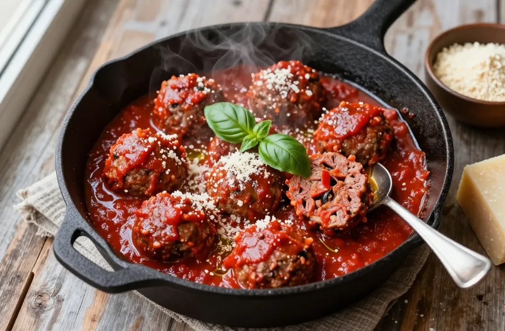 Italian Keto Meatballs in Marinara That Taste Like Nonna’S