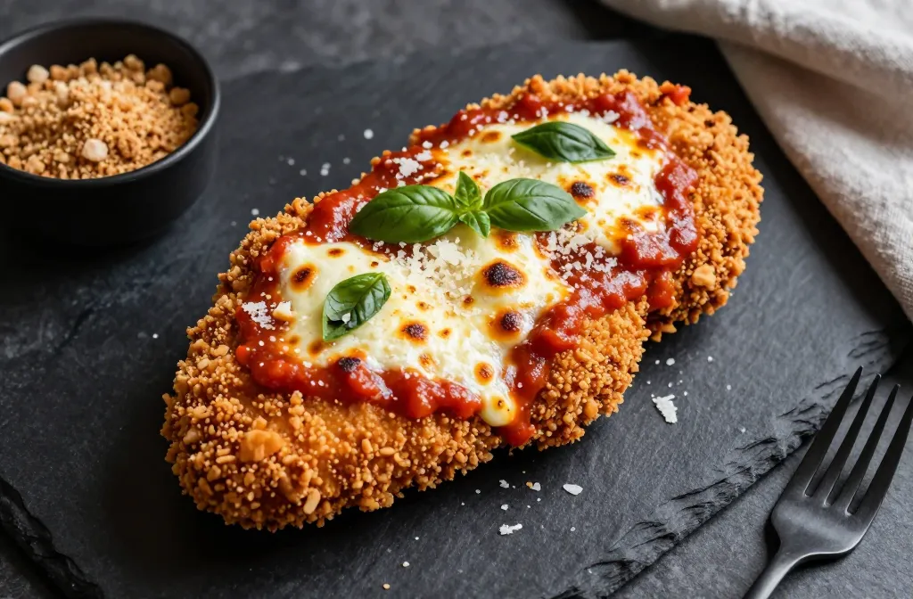 Keto Chicken Parmesan That Actually Crunches and Melts