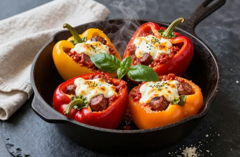 Italian Keto Stuffed Bell Peppers You’Ll Crave Tonight