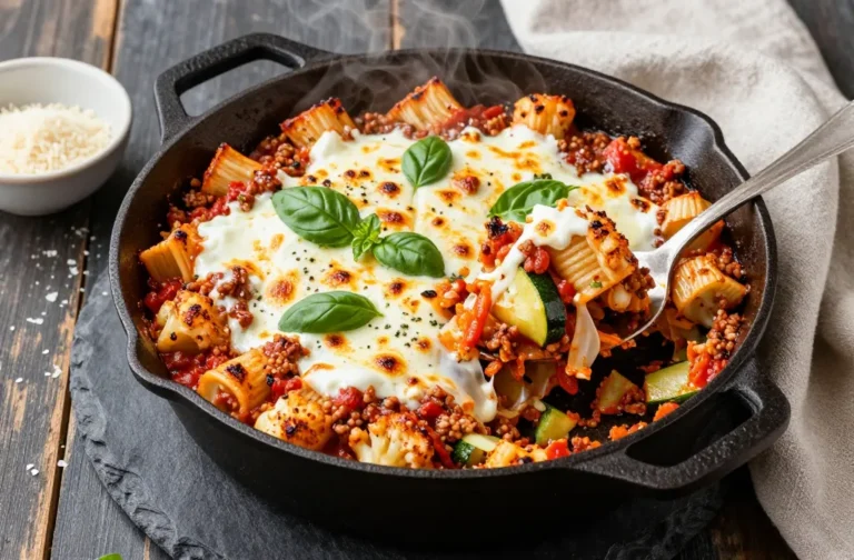 Irresistibly Cheesy Keto Baked Ziti (No Pasta)