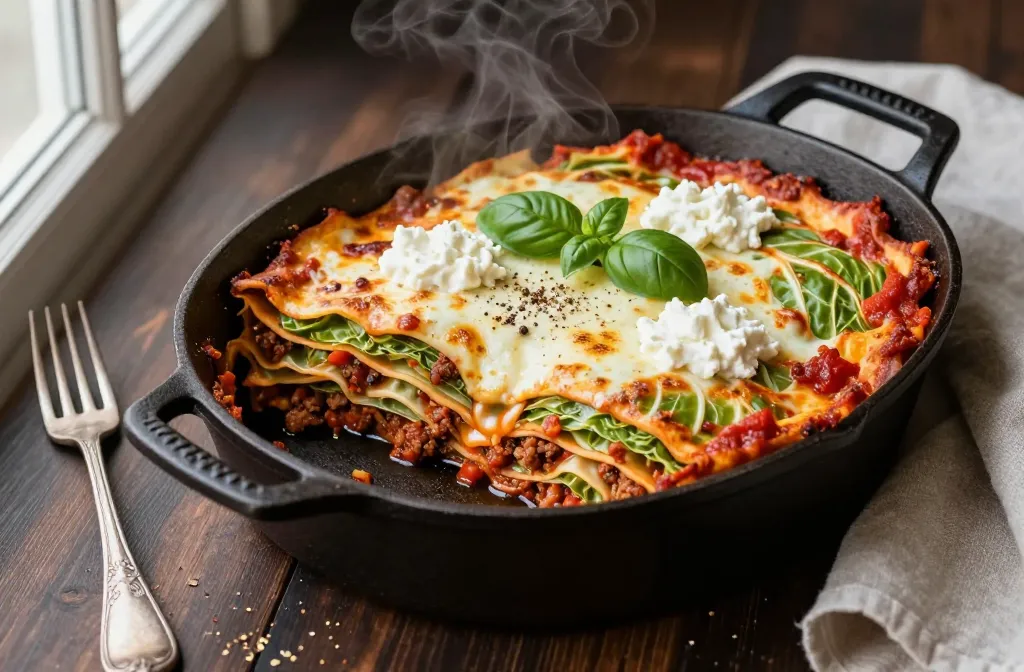 Low-Carb Italian Cabbage Lasagna That Beats Pasta