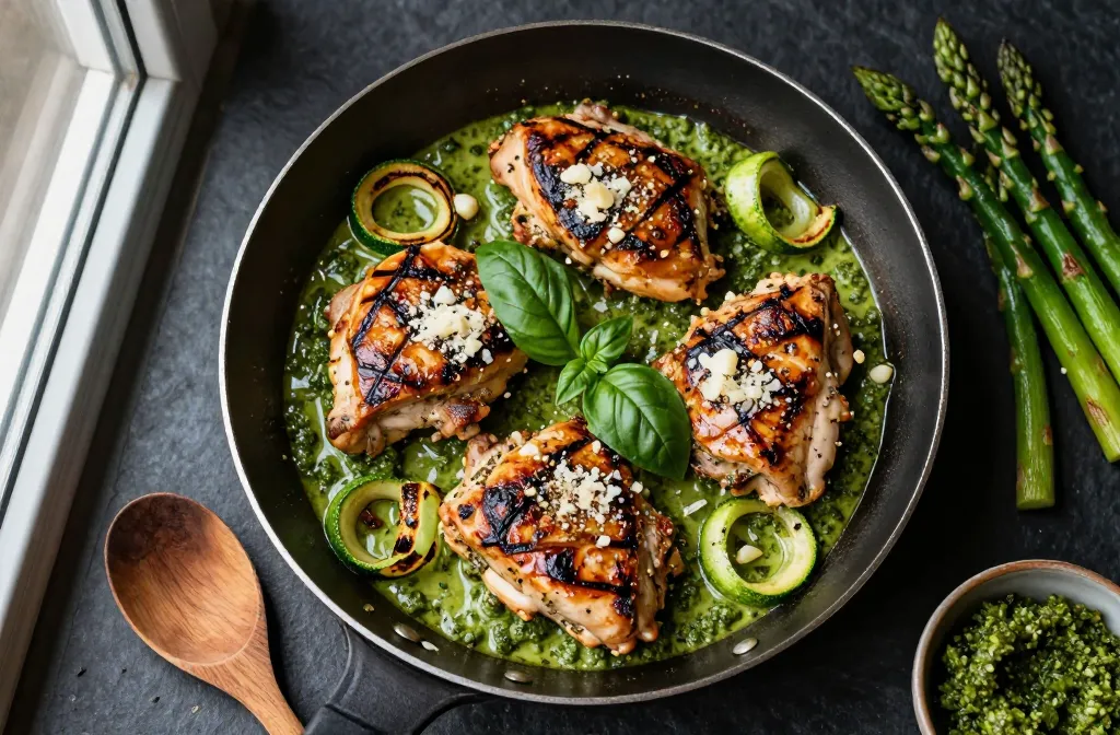 Low-Carb Creamy Pesto Chicken You’Ll Make on Repeat