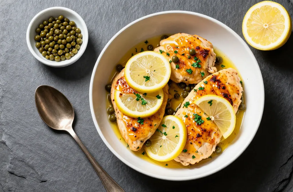 Italian Keto Chicken Piccata in 20 Minutes Flat