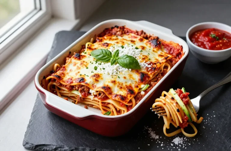 Low-Carb Italian Zoodle Lasagna That Beats the Carb Crash