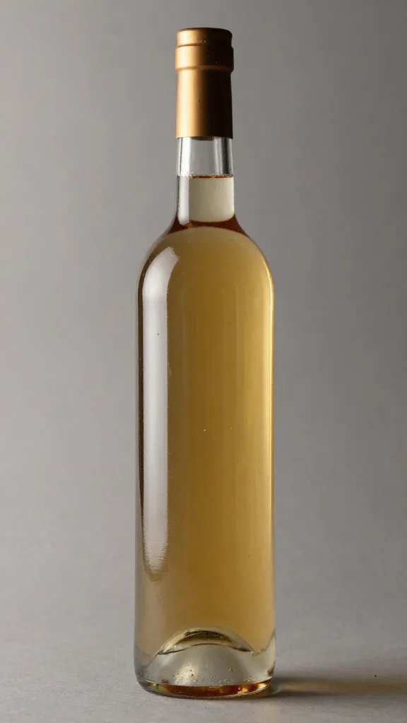 dry marsala wine bottle with glass, studio food lighting