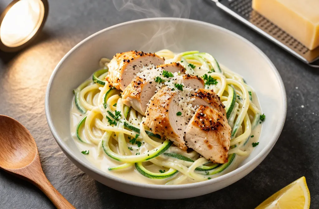 Low-Carb Chicken Alfredo Zoodles You’Ll Crave Tonight
