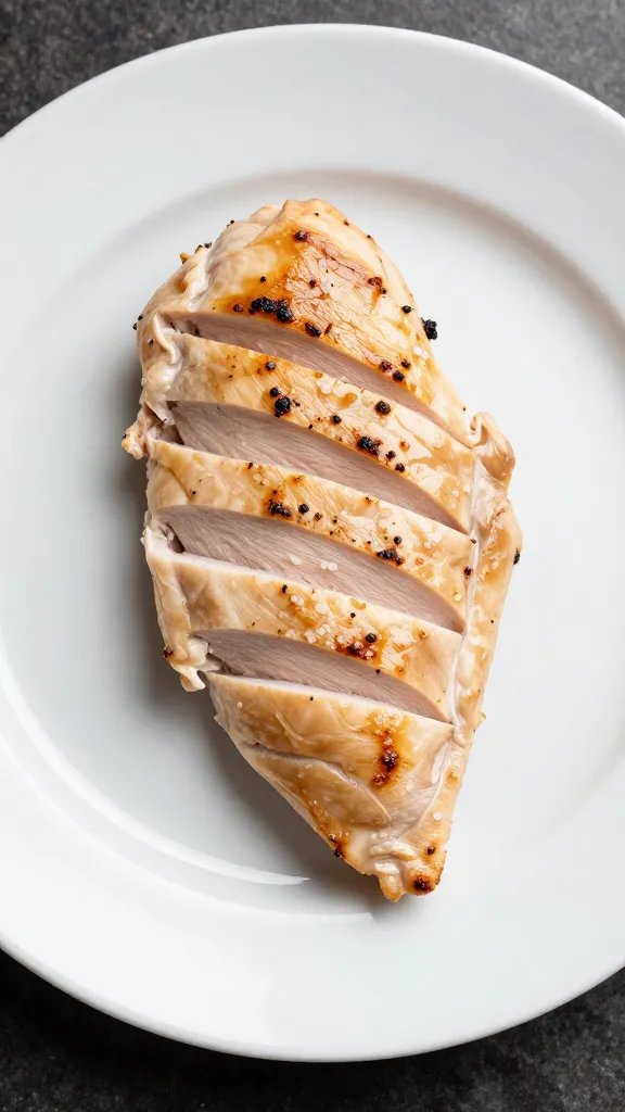 single plated keto chicken saltimbocca on white ceramic plate