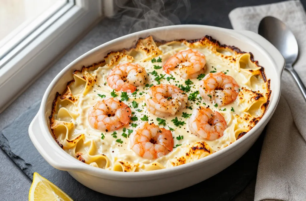 Keto Italian Shrimp Alfredo Bake You’Ll Crave Tonight