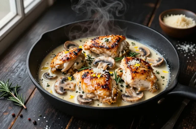 Italian Keto Creamy Mushroom Chicken That Feels Fancy